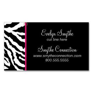 Zebra Print Business Card Template