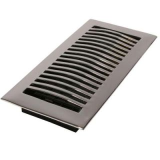 Decor Grates 3 in. x 10 in. Contemporary Louvered Chrome Solid Brass Register HSL310 C