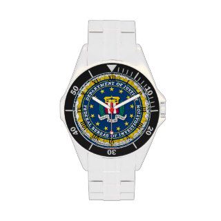 FEDERAL BUREAU OF INVESTIGATION D.O.J. SEAL WATCHES