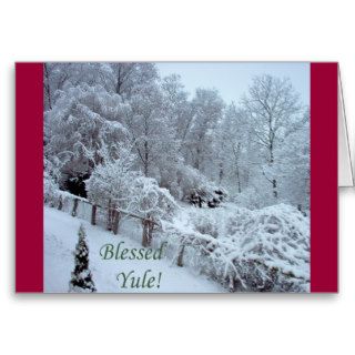 Blessed Yule Cards