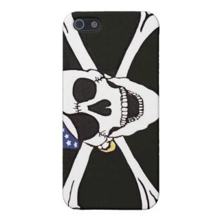 Skull and Crossed Bones Pirate Flag iPhone 5 Cases