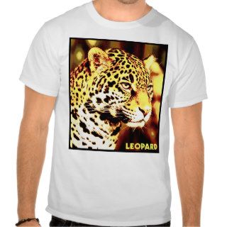 leopard africanus t shirts