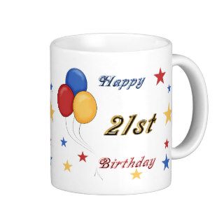 Happy 21st Birthday Mug