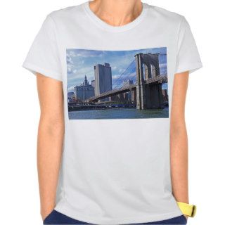 East River Brooklyn Bridge & Municipal Building Tshirts