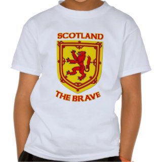 Scotland the Brave and Coat of Arms T shirt
