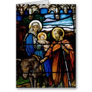 BABY JESUS, JOSEPH & MARY GREETING CARDS