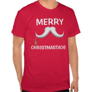 Merry Christmastache Mustache Christmas Shirts