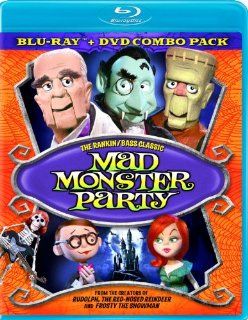 Mad Monster Party Combo Pack BD + DVD [Blu ray] Boris Karloff, Jules Bass Movies & TV