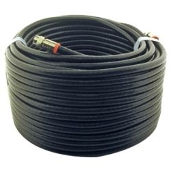 Steren BL 215 300BK Coaxial Quad Patch Cable Steren Cables & Tools