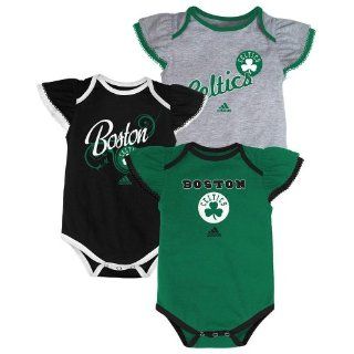 Boston Celtics GIRLS 3pc Creeper 24 Month Baby Infant NBA  Infant And Toddler Sports Fan Apparel  Sports & Outdoors