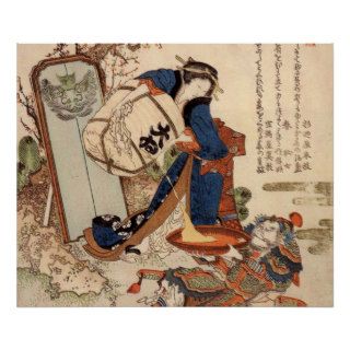 Hokusai Art painting Poster