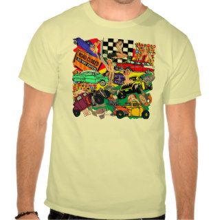 Vintage Hot Rod T shirts and Gifts