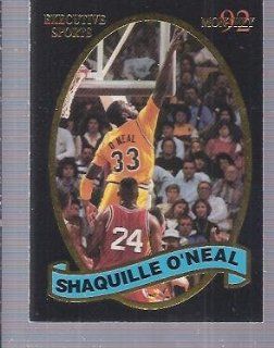 WS Shaquille O'Neal LSU TIGERS 1992 Executive Sports Sports Collectibles