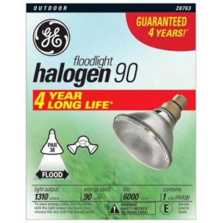 GE 90 Watt Halogen PAR38 Flood Light Bulb DISCONTINUED 90PAR/FL25XLOD TP
