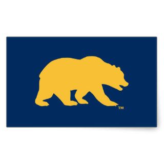 UC Berkeley Bear   Gold 2 Sticker