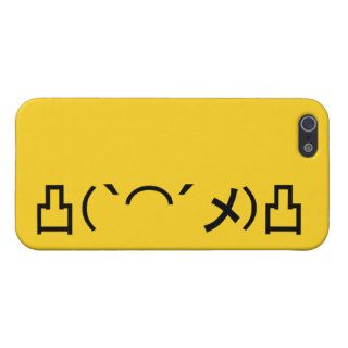 Mo' Angry Emoticon Japanese Kaomoji iPhone 5 Cover