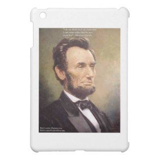 Abe Lincoln "Wiser" Quote Gifts Cards Etc iPad Mini Case