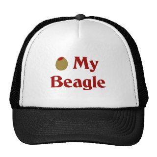 Olive (I Love) My Beagle Trucker Hat
