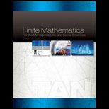 Finite Mathematics Stud. Solution Manual