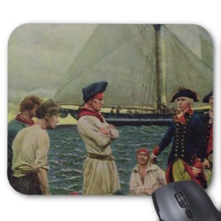 An American Privateer Taking a British Prize Mousepad