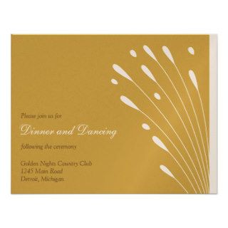 Elegant Gold_Reception Custom Invitation