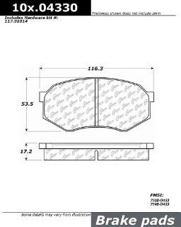Centric 105.04330 Front Brake Pad Automotive