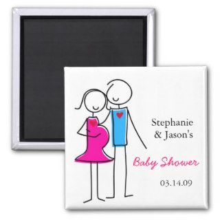 Coed Baby Shower Magnet Favors