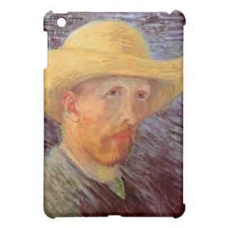 Van Gogh; Self Portrait with Straw Hat iPad Mini Cover
