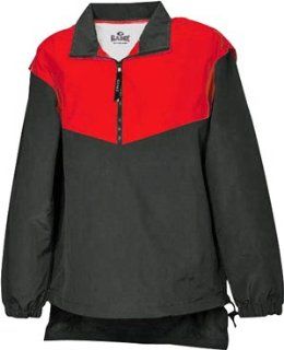 Game Sportswear The Dartmouth Pullover Jackets BLACK/RED 109 AL  Sporting Goods  Sports & Outdoors