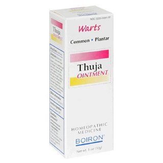 Boiron Homeopathic Medicine Thuja Ointment, 1 Ounce Tubes (Pack of 3) Health & Personal Care