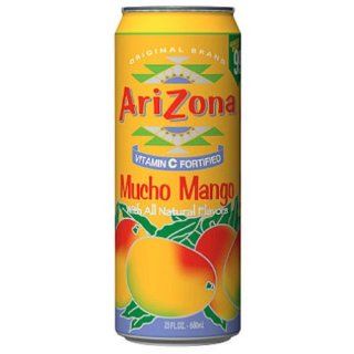 SCS Arizona Mucho Mango Tea   24/23 Oz.  Grocery Tea Sampler  Grocery & Gourmet Food