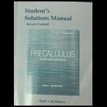 Precalculus Unit Circle Approach  S. S. M.