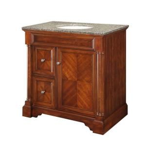 FEBO 36 in. W x 21 in. D Vanity Cabinet Only in Classic Cherry F11 AE 017 05BV