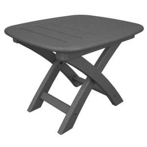 Trex Outdoor Furniture Yacht Club Stepping Stone 21 in. x 18 in. Patio Side Table TXNSTSS