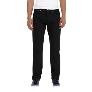 Levis 501 Original Fit Jeans, Black, Mens