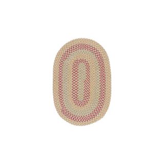Brook Farm Reversible Braided Indoor/Outdoor Oval Rugs, Tea Stained