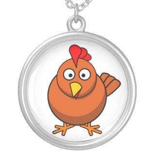 Baby Rooster Cartoon Necklace