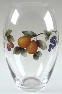 Mikasa Garden Harvest Glassware Vase, Fine China Dinnerware   Intaglio,Fruit & L