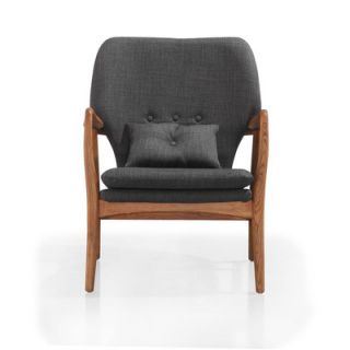 International Design Madison Ave Arm Chair F506  charcoal grey