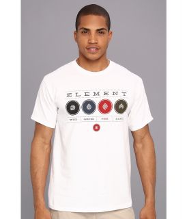 Element Iconic Tee Mens Short Sleeve Pullover (White)
