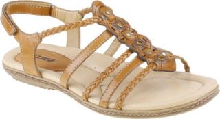 Womens Earth Bluff   Sand Brown Full Grain Leather Sandals