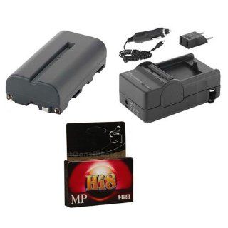 Sony CCD TRV72 Camcorder Accessory Kit includes HI8TAPE Tape/ Media, SDM 105 Charger, SDNPF570 Battery  Digital Camera Accessory Kits  Camera & Photo