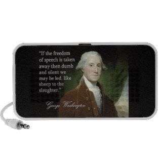 George Washington Freedom of Speech Quote Speakers