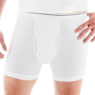 THE FOUNDRY SUPPLY CO. 2 pk. Boxer Briefs Big and Tall, White, Mens