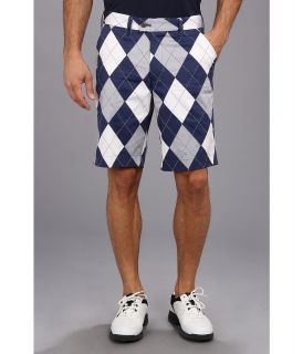 Loudmouth Golf Navy Gray Short Mens Shorts (Blue)