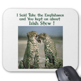 Irish Stew funny shirts and irish humour gifts Mouse Mats