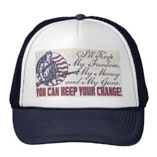 I'll Keep My Guns, Freedom Money 2nd Amendment Trucker Hats