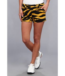 Loudmouth Golf Tiger Mini Short Womens Shorts (Gold)