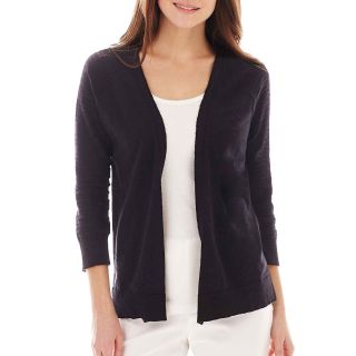 St. Johns Bay St. John s Bay Flyaway Cardigan, Black, Womens