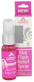 Clearly Natural   Hot Flash Relief Spray   1 oz.